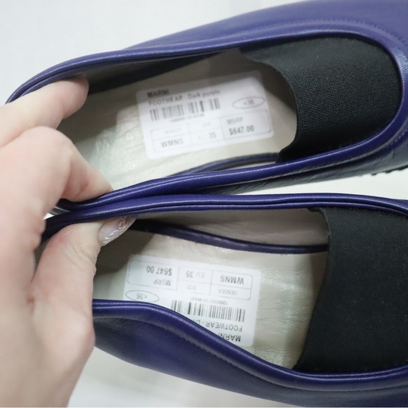 MARNI Soft Leather Ballet Flats | NEW - Picture 9 of 13